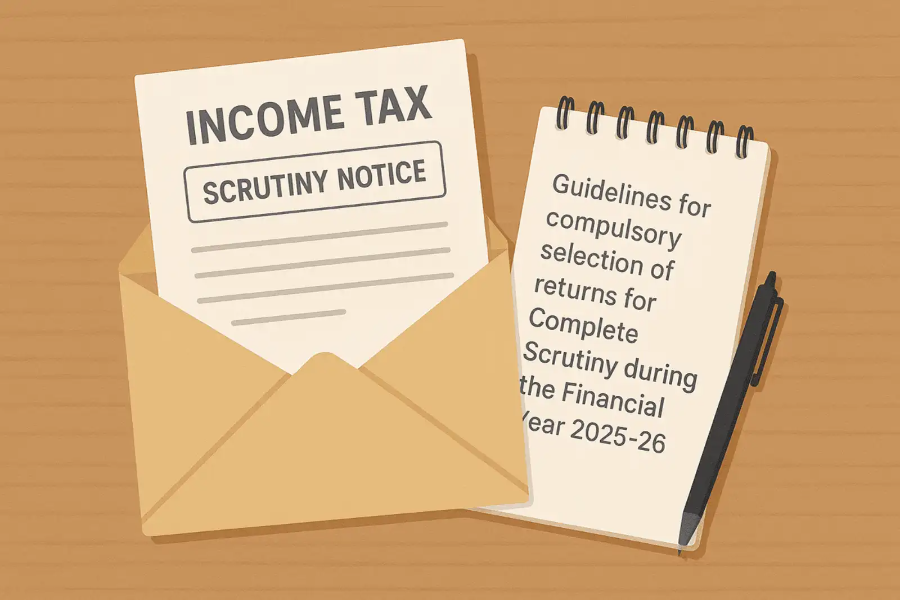 Income Tax Notice Land Purchase